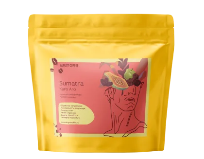 Пачка кофе Суматра Каро Аро