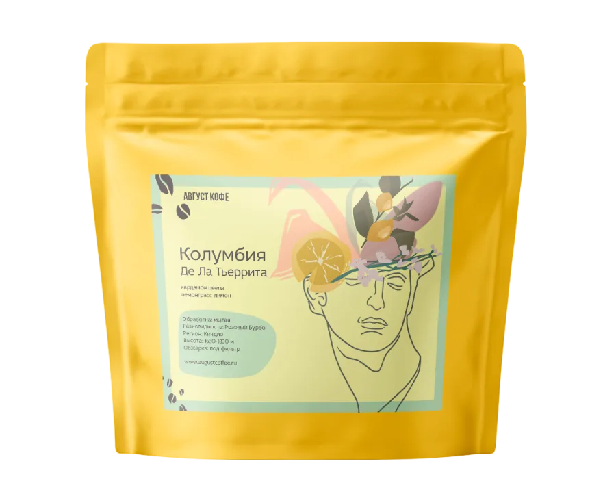 Пачка кофе Колумбия Де Ла Тьеррита, 200 г