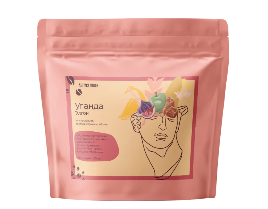 Пачка кофе Уганда Элгон, 200 г