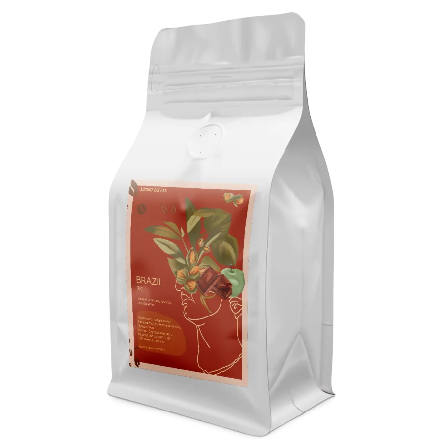 Пачка кофе Бразилия Рио, 500 г